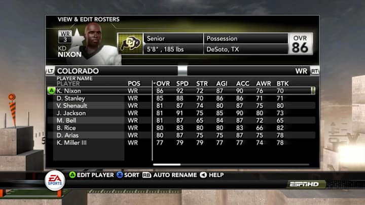 Creating 2020 Colorado Buffaloes: Wide Receivers