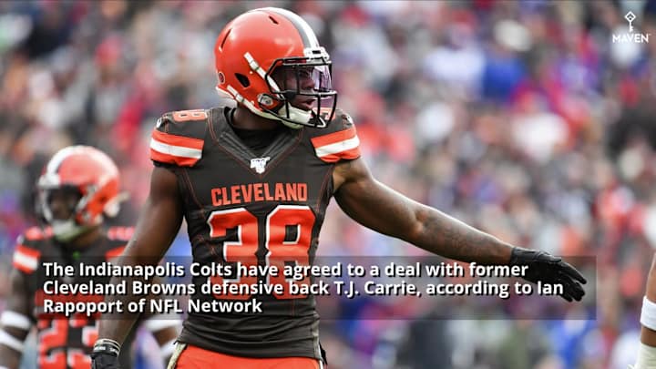 Colts Agree To Deal With Former Browns DB T.J. Carrie
