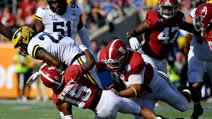 Xavier McKinney can give the Falcons clarification at strong safety