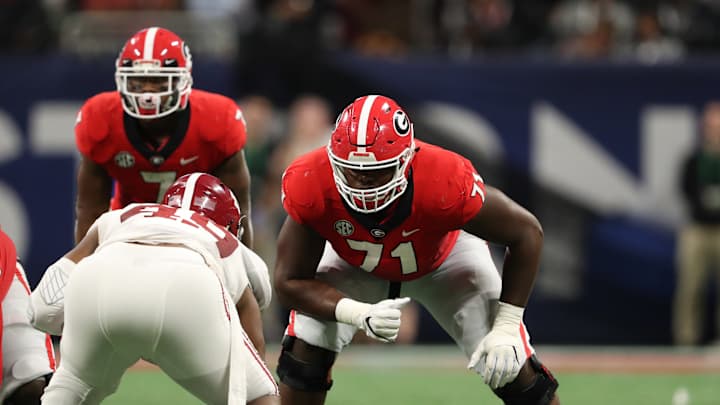 Greg McElroy Says Andrew Thomas is Top Tackle in NFL Draft