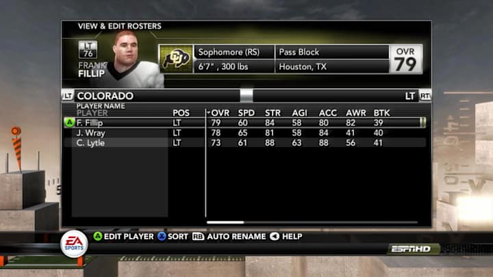 Creating 2020 Colorado Buffaloes: Offensive Tackles Creating 2020 Colorado Buffaloes: Offensive Tackles