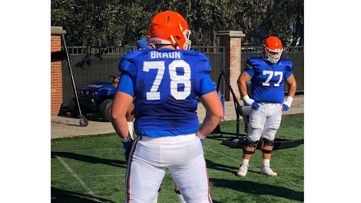 Gators OL Joshua Braun's Versatility Could Pay Off Early