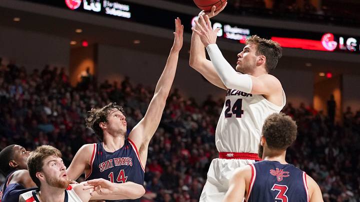 Gonzaga and Dayton Battle in East-West Struggle to Make Mythical March Madness Title Game Gonzaga and Dayton Battle in East-West Struggle to Make Mythical March Madness Title Game