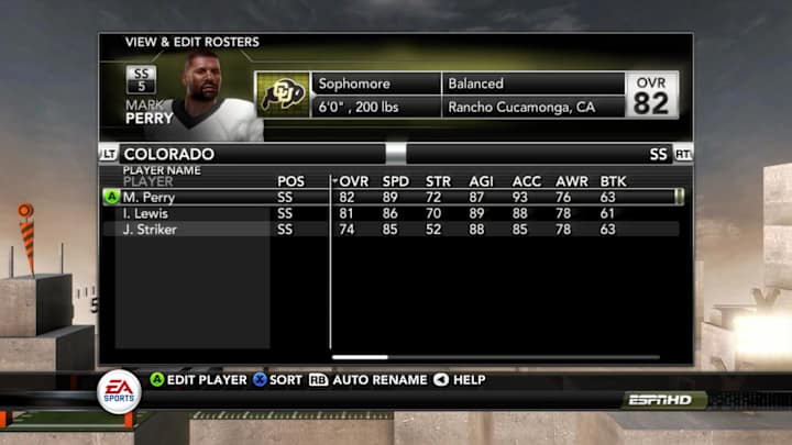 Creating 2020 Colorado Buffaloes: Strong Safety