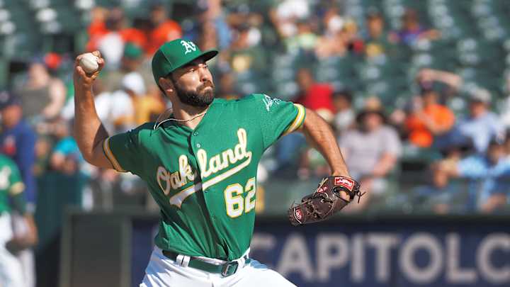 A's Trivino Continues to Tinker During Workouts at Home