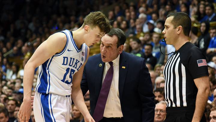 Coach K: 20-Game Schedule Hurt ACC, "Because People Scheduled Wrong" Coach K: 20-Game Schedule Hurt ACC, "Because People Scheduled Wrong"