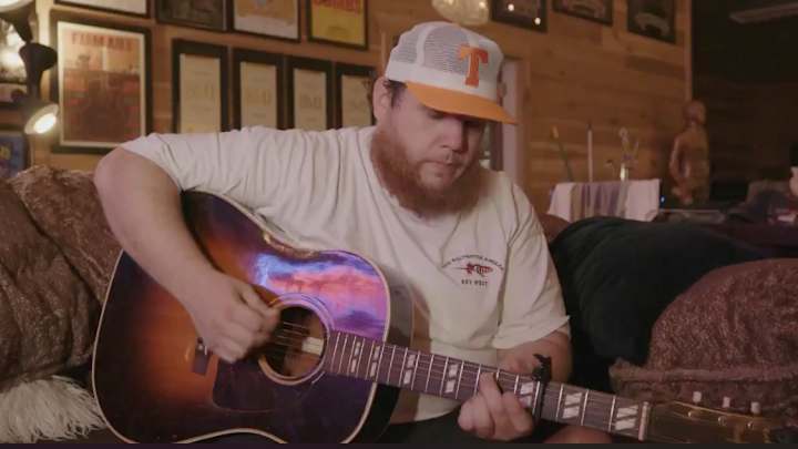 Watch: Luke Combs Debuts New Song in Tennessee Bill Dance Hat