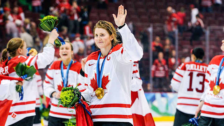 Hayley Wickenheiser Is Using Her Unique Platform in Global Fight Against COVID-19 Hayley Wickenheiser Is Using Her Unique Platform in Global Fight Against COVID-19