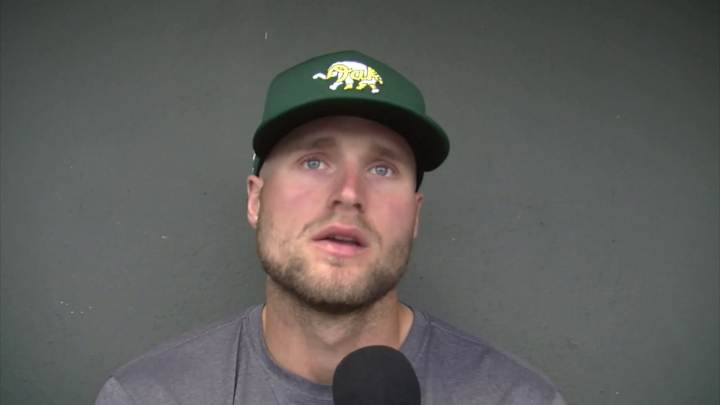 For the A's Seth Brown, it's All in the Numbers