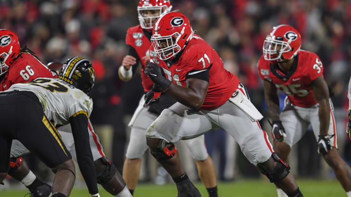 New York Giants Prefer Georgia Football's Andrew Thomas in NFL Draft
