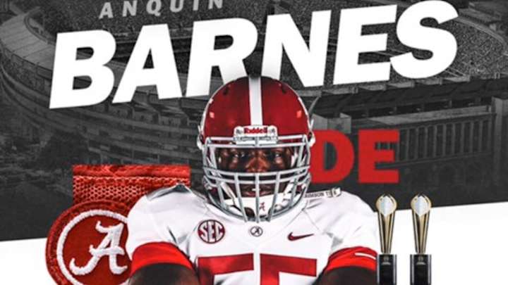 Alabama Gets Second Pledge in 2021 Class with Three-Star DT Anquin Barnes