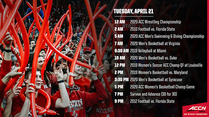 ACC Network Announces 'Wolfpack Takeover' Schedule