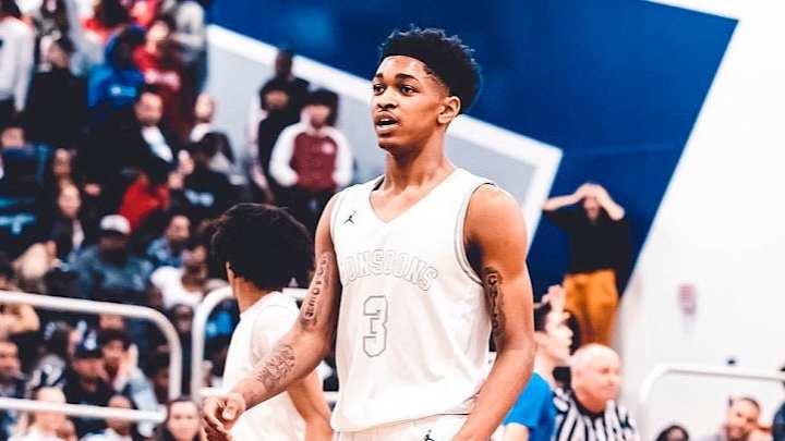No. 1 2022 PG Dior Johnson Headed to National Hoops Power Oak Hill