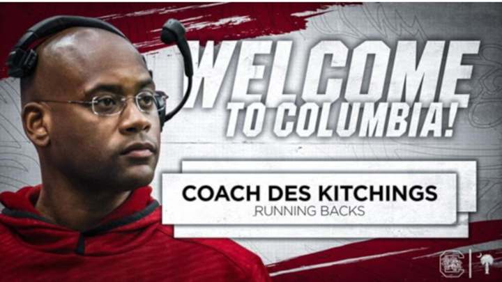 Muschamp Tabs Des Kitchings as Running Backs Coach