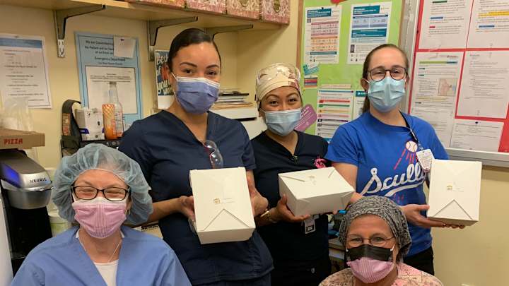 Marcus and Tarah Semien Reach Out to East Bay Essential Workers Marcus and Tarah Semien Reach Out to East Bay Essential Workers