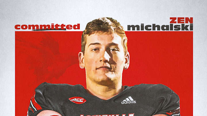 Class of 2021 OL Zen Michalski commits to Louisville Class of 2021 OL Zen Michalski commits to Louisville
