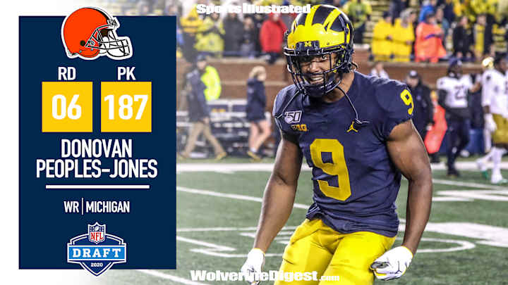 Donovan Peoples-Jones Taken In Round 6