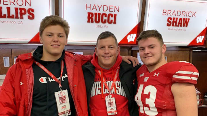 2021 OL Nolan Rucci Talks Top 9, Wisconsin