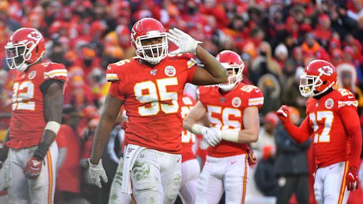 Defensive lineman Chris Jones is the cornerstone of the Kansas City Chiefs Defensive lineman Chris Jones is the cornerstone of the Kansas City Chiefs