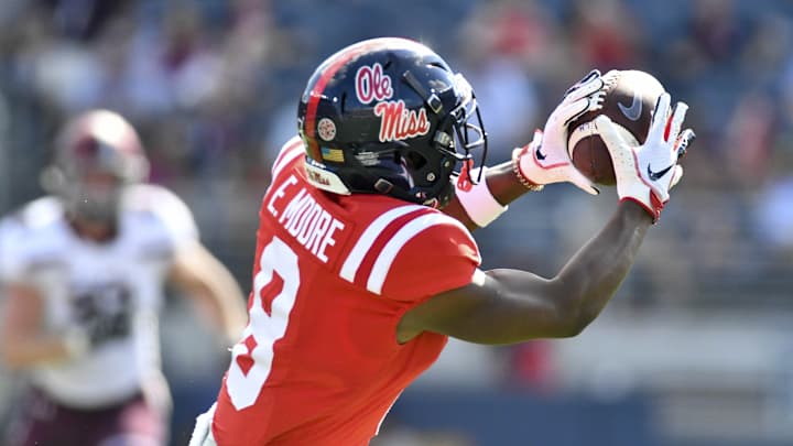 Ole Miss’ Elijah Moore Lands on Biletnikoff Award Watch List