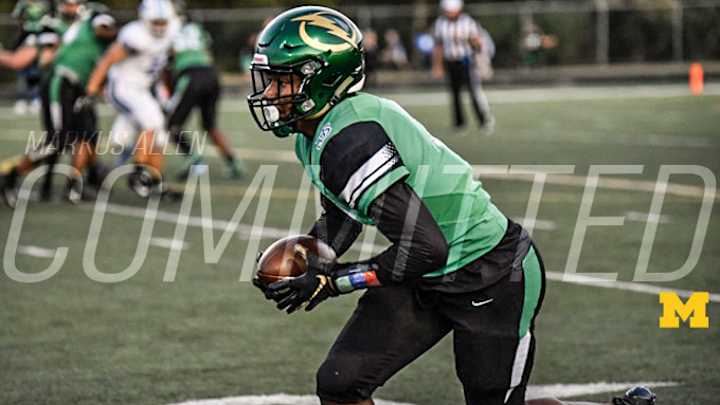 Michigan Lands 2021 Wide Receiver Markus Allen Michigan Lands 2021 Wide Receiver Markus Allen
