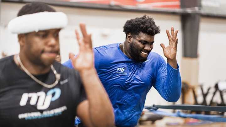 Exclusive: Inside New York Jets Mekhi Becton's crazy NFL Combine prep Exclusive: Inside New York Jets Mekhi Becton's crazy NFL Combine prep