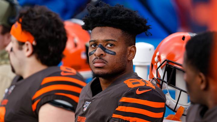 Cleveland Browns Wide Receiver Hollywood Higgins Changing Numbers
