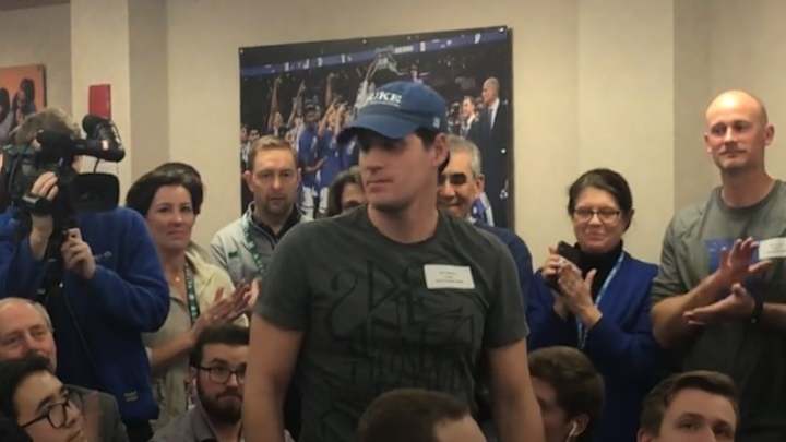 The First Person Coach Mike Krzyzewski Had Speak to Team USA The First Person Coach Mike Krzyzewski Had Speak to Team USA