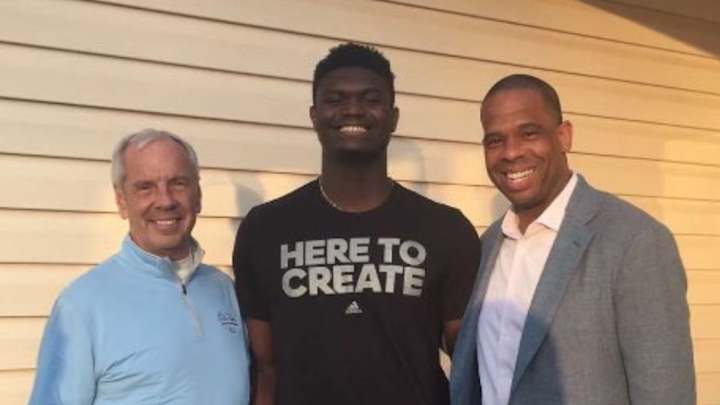 Roy Williams, "I was Walking on Air" Following Recruitment Visit with Zion Williamson Roy Williams, "I was Walking on Air" Following Recruitment Visit with Zion Williamson
