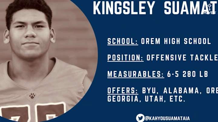 FB: Utah recruit Kingsley Suamataia talks official visits