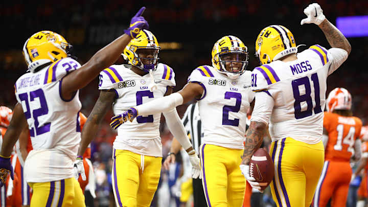 LSU Football's Justin Jefferson, Clyde Edwards-Helaire to Face off Against Saints in New Orleans