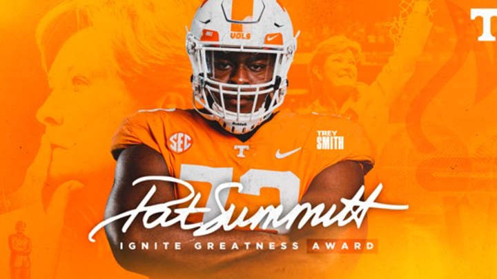 Trey Smith to be Honored as Pat Summitt Ignite Greatness Award Winner
