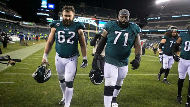 Jason Kelce Talks Left Side of Eagles O-Line