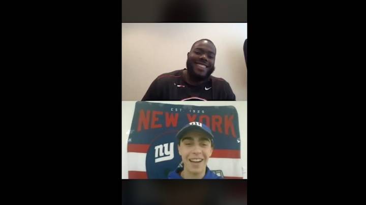 WATCH: Andrew Thomas makes dream come true for heart transplant survivor