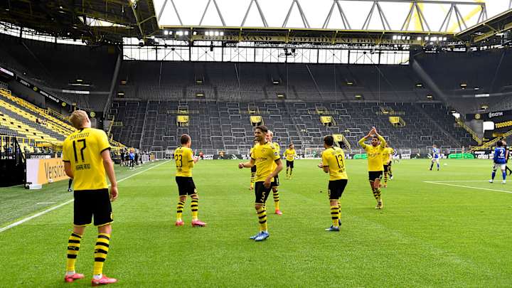 Dortmund Thrashes Schalke With Revierderby Rout as Bundesliga Returns