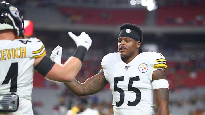 Devin Bush Throws Down Dunks With Local Basketball Player Devin Bush Throws Down Dunks With Local Basketball Player