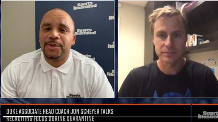 Jon Scheyer to SI: Coach K Has Gotten Really Good at Zoom