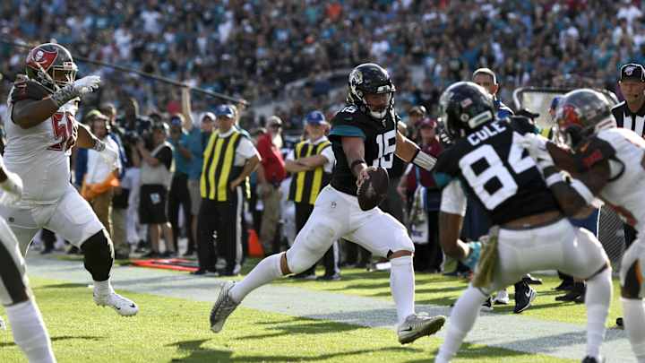 PFF: Jaguars' Gardner Minshew Recorded Second-Most Scramble Yards in 2019