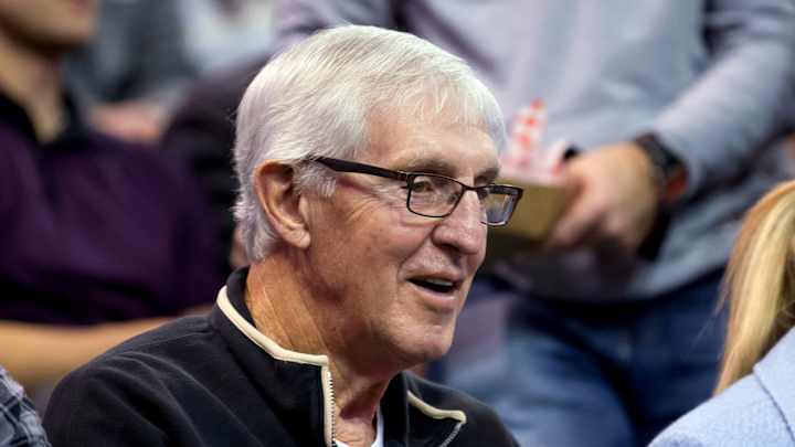 Heat team president Pat Riley reacts passing of former Utah Jazz coach Jerry Sloan