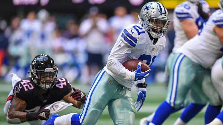 How do the Atlanta Falcons match up against Ezekiel Elliott and the Dallas Cowboys?