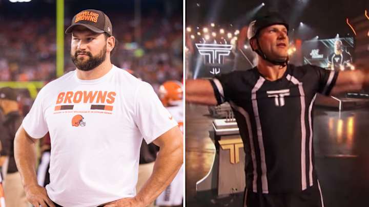 Joe Thomas Destroys the Rock’s Obstacle Course on ‘The Titan Games’