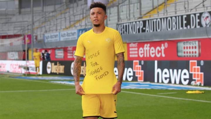 German Federation May Sanction Players for Gestures of Support for George Floyd