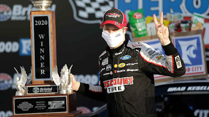 Brad Keselowski Avoids Collision at Bristol in Second Win of Season Brad Keselowski Avoids Collision at Bristol in Second Win of Season