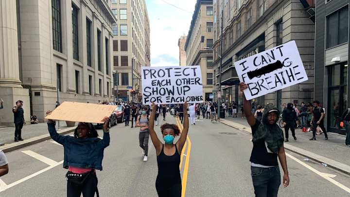 Roethlisberger Speaks, Keisel Marches, as Protesters Hit Streets of Pittsburgh