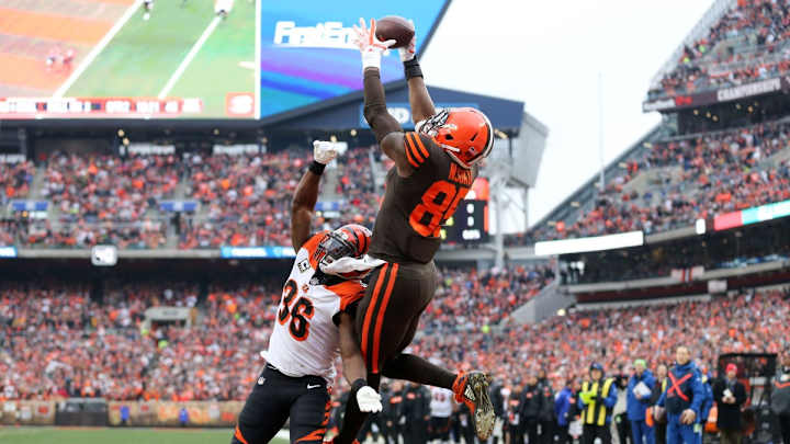 David Njoku On Working Out In Austin: "Everyone Was Spot On Doing Great, Great Work, So It Got Me Really Excited" David Njoku On Working Out In Austin: "Everyone Was Spot On Doing Great, Great Work, So It Got Me Really Excited"