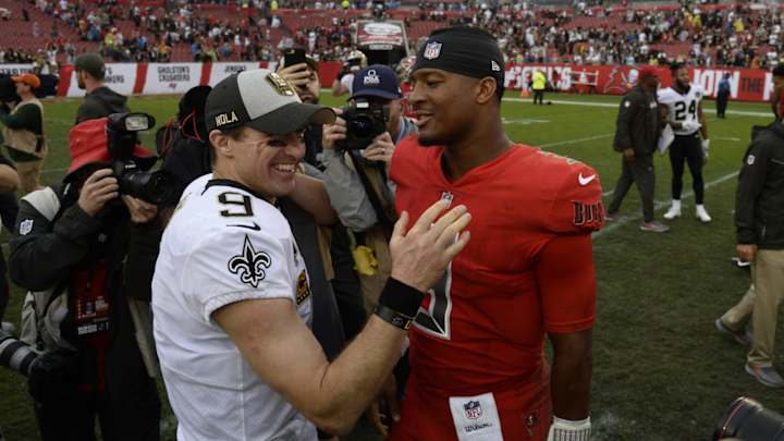 Jameis Winston's MVP Odds Spike After Drew Brees' Comments on Protests