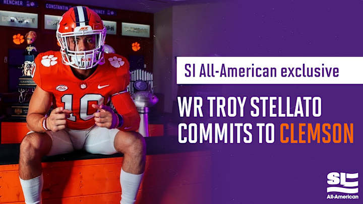 Elite WR Troy Stellato Commits to Clemson, Talks Decision With SI