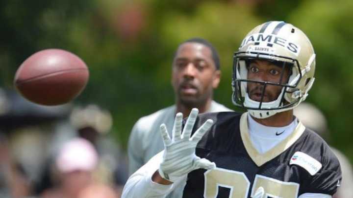 The Bachelor, Matt James, was in Saints 2015 Rookie Mini-Camp The Bachelor, Matt James, was in Saints 2015 Rookie Mini-Camp