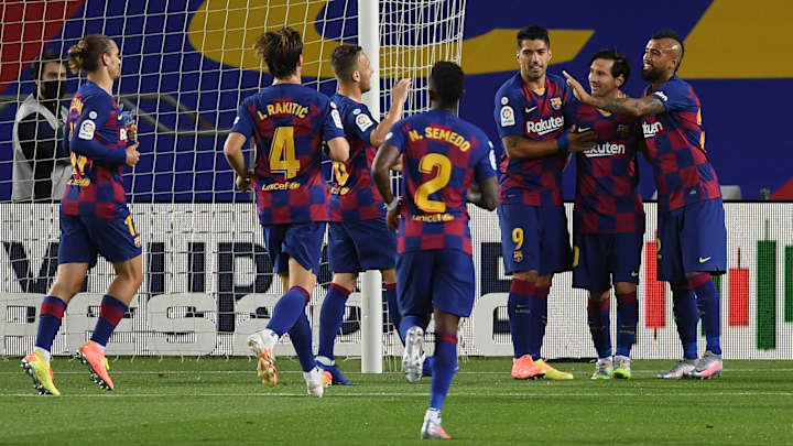 Barcelona Wins in Return to Camp Nou to Maintain Hold Atop La Liga Barcelona Wins in Return to Camp Nou to Maintain Hold Atop La Liga