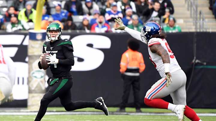 One interesting stat that shows that New York Jets quarterback Sam Darnold is developing